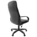 Кресло офисное BRABIX "Strike EX-525", экокожа черная, ткань черная, TW, 5313813