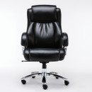 Кресло офисное BRABIX "Status HD-003", нагрузка до 250 кг, рециклированная кожа, хром, черное3