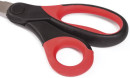 Ножницы BRAUBERG "Energy", 210 мм, прорезиненные ручки, красно-черные, 2-х сторонняя заточка, блистер, 2315663