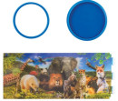 Подставка-стакан для канцелярских принадлежностей BRAUBERG, 3D-эффект, "Дикие животные", D 87x106 мм, 2364412