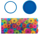 Подставка-стакан для канцелярских принадлежностей BRAUBERG, 3D-эффект, "Цветы", D 87x106 мм, 2364434