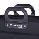 Портфель пластиковый BRAUBERG портфолио, А3, 470х380х130 мм, 3 отделения, на молнии, черный, 2230813