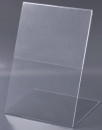 Держатель для ценника BRAUBERG, А6, вертикальный, 105х150 мм, настольный, односторонний, оргстекло, в защитной пленке, 290414
