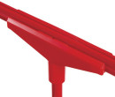 Стойка-инфодержатель (ценникодержатель) BRAUBERG, напольная, А4, 210x300 мм, сталь, красная, 05-010 красный4