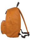 Рюкзак BRAUBERG универсальный, сити-формат, коричневый, кожзам, "Селебрити", 20 литров, 41х32х14 см, 2264243