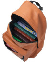 Рюкзак BRAUBERG универсальный, сити-формат, коричневый, кожзам, "Селебрити", 20 литров, 41х32х14 см, 2264244