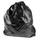 Мешки для мусора 160 л, черные, в пачке 5 шт., ПВД, 50 мкм, 90х120 см (±5%), особо прочные, ОФИСМАГ, 6013923