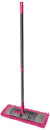 Швабра с флаундером 40 см, телескопический черенок 130 см, еврорезьба, МОП микрофибра (тип К), YORK "Salsa", 81300