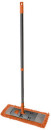 Швабра с флаундером 40 см, телескопический черенок 130 см, еврорезьба, МОП микрофибра (тип К), YORK "Salsa", 813002
