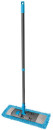 Швабра с флаундером 40 см, телескопический черенок 130 см, еврорезьба, МОП микрофибра (тип К), YORK "Salsa", 813003