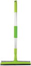 Стекломойка ЛЮБАША, алюминиевая телескопическая ручка 50-90 см, рабочая часть 25 см (стяжка, губка, ручка), 6036132