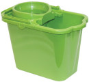 Ведро 9,5 л, с отжимом (сетчатый), пластиковое, цвет зеленый, (моп 602584, -585), IDEA, М 2421