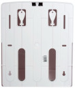 Диспенсер для полотенец ЛАЙМА PROFESSIONAL (Система H3), ZZ (V), белый, ABS-пластик, 6014264