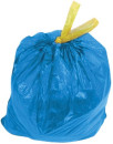 Мешки для мусора 20 л, завязки, синие, в рулоне 20 шт., ПНД, 13 мкм, 45х52 см (±5%), прочные, ЛАЙМА3