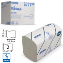 Полотенца бумажные 124 шт., KIMBERLY-CLARK Kleenex, комплект 30 шт., Ultra, 2-сл., бел., 31,5х21,5 см, Interfold, 601533-534, 6777