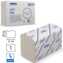 Полотенца бумажные 320 шт., KIMBERLY-CLARK Scott, комплект 15 шт., Xtra, белые, 21х20 см, Interfold, диспенсер 601533, АРТ. 66772