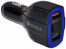 Автомобильное зарядное устройство ORIENT QC-12V3B 3.5А 2 х USB USB-C черный2
