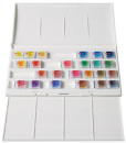 Краски акварельные художественные "Белые Ночи", 24 цвета, кювета 2,5 мл, пластиковая коробка, 19420902