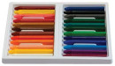 Пастель масляная художественная ЛУЧ "Люкс", 24 цвета, круглое сечение, 25С1510-082