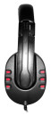 Наушники с микрофоном Oklick HS-L380G черный/красный 1.8м мониторы оголовье (JD-032)4