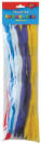 Проволока синельная для творчества "Пушистая", перья однотонные фигурные, 40 штук, 30 см, ассорти, С2588-01