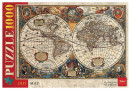 Пазл 1000 элементов Hatber "Старинная карта мира"