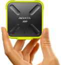 Твердотельный диск 1TB A-DATA SD700, External, USB 3.1, [R/W -440/430 MB/s] 3D-NAND, желтый4