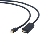 Cablexpert Кабель mDP-HDMI, 20M/19M, 1.8м, черный, позол.разъемы, пакет (CC-mDP-HDMI-6)2
