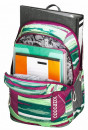 Рюкзак светоотражающие материалы Coocazoo Bartik 30 л розовый зеленый4