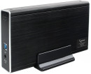 Gembird EE3-U3S-80 Внешний корпус 3.5" чёрный, USB 3.0, SATA, HDD/SSD, до 2 Тб, алюминий2