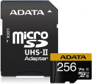Флеш карта microSD 256GB A-DATA Premier ONE microSDXC Class 10 UHS-II U3 V90 275MB/s (SD адаптер) AUSDX256GUII3CL10-CA1