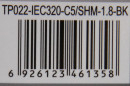 Кабель питания для ноутбуков, 3-pin, с заземлением, 220V (Европейский стандарт) <TP022-1.8-BK> 1,8m6