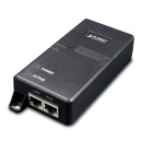 Single Port 10/100/1000Mbps Ultra POE Injector (60 Watts) - w/internal power, 802.3at PoE compatible2