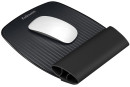 Fellowes® I-Spire Series™, Коврик для мыши с силиконовой подкладкой для руки, черный, шт