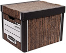 Архивный короб Bankers Box Woodgrain  сборка  FastFold™, 325x285x385 мм (внутр), гофрокартон, шт