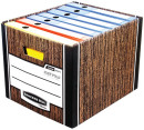 Архивный короб Bankers Box Woodgrain  сборка  FastFold™, 325x285x385 мм (внутр), гофрокартон, шт2
