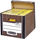 Архивный короб Bankers Box Woodgrain  сборка  FastFold™, 325x285x385 мм (внутр), гофрокартон, шт4