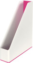Лоток горизонтальный Esselte 53621023 Leitz WOW A4 73x318x272мм розовый металлик/белый полистирол2