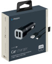 Автомобильное зарядное устройство Deppa 2 USB 2.4А + кабель micro USB, черный2