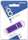 Флешка 8Gb Smart Buy Quartz USB 2.0 фиолетовый SB8GBQZ-V