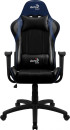 Кресло для геймера Aerocool AC100 AIR Black Blue , черно-синее, до 150 кг, ШxДxВ : 69x70x121-131см, газлифт класс 3 до 100 мм, механизм "Бабочка"