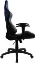 Кресло для геймера Aerocool AC100 AIR Black Blue , черно-синее, до 150 кг, ШxДxВ : 69x70x121-131см, газлифт класс 3 до 100 мм, механизм "Бабочка"3
