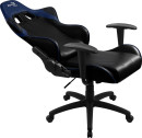 Кресло для геймера Aerocool AC100 AIR Black Blue , черно-синее, до 150 кг, ШxДxВ : 69x70x121-131см, газлифт класс 3 до 100 мм, механизм "Бабочка"5