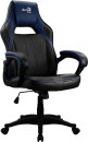 Кресло для геймера Aerocool AC40C AIR Black Blue , черно-синее, до 150 кг, ШxДxВ : 64x67x111-119см, газлифт класс 3 до 100 мм, механизм "Бабочка"2