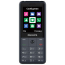 Мобильный телефон Philips E169 темно-серый 2.4" Bluetooth