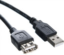 Кабель удлинительный TELECOM USB2.0 <Am-->Af> 1,5 м черный <TUS6990-1.5M>