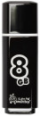 Флешка 8Gb Smart Buy Glossy USB 2.0 черный SB8GBGS-K