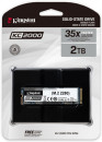 Твердотельный накопитель SSD M.2 2 Tb Kingston SKC2000M8/2000G Read 3200Mb/s Write 2200Mb/s 3D NAND TLC3