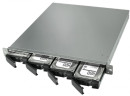 SMB QNAP TVS-972XU-RP-i3-4G 9-Bay NAS, Intel Core i3-8100 4-core 3.6 GHz Processor, 4 GB UDIMM DDR4 (1 x 4GB), 4 x 2.5"/3.5" SATA HDD/SSD and 5 x 2.5" SATA SSD, 2x GbE LAN, 2 x 10GbE SFP+, 2xPSU, 1U Rackmount. W/o rail kit RAIL-B023