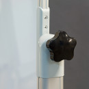 Доска магнитно-маркерная 120x180 см, двусторонняя, стенд, держатели бумаг, OFFICE, "2х3" (Польша), TOS12182